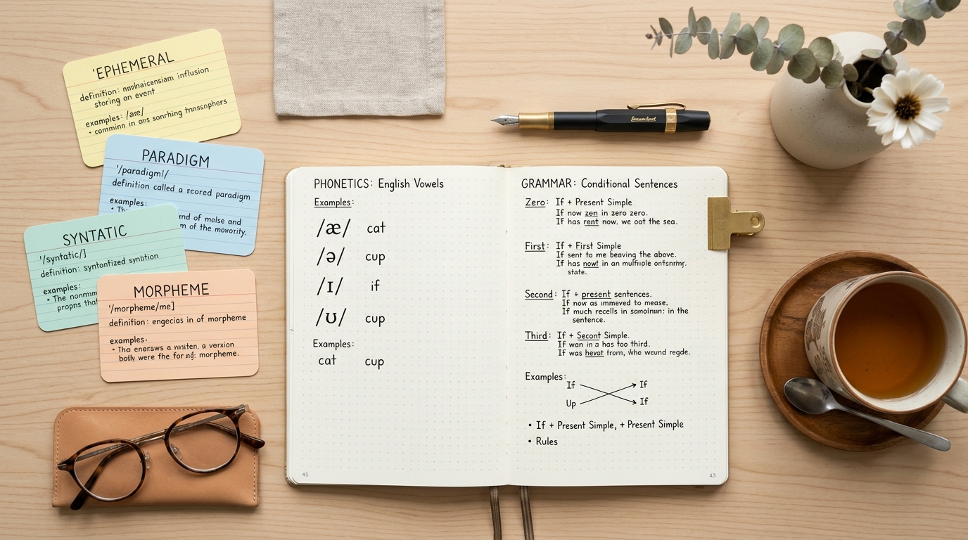 English Study Notes: Review Book